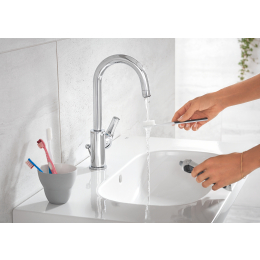mitigeur-lavabo-eurosmart-taille-l-chrome-23537002-grohe|Robinets lavabos et vasques