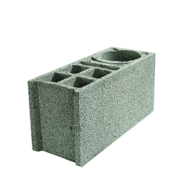 bloc-poteau-standard-20x25x50-50-pal|Blocs béton (parpaings)