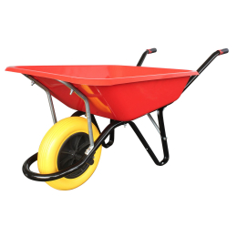 indi-brouette-pro-rouge-100l-roue-d360-increvable|Brouettes