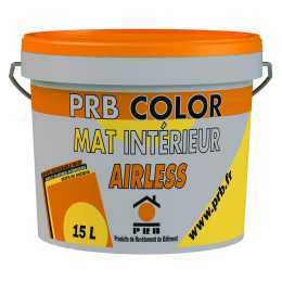 peinture-mate-airless-blanc-15kg-seau-prb|Peinture intérieure