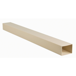 tube-descente-pvc-rectangulaire-73x100-4m-nicoll-sable-td70s|Gouttières PVC