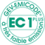 Le label EC1 GEV-Emicode certifie les faibles émissions dans l‘environnement de substances gazeuses, liquides ou solides, comme les Composés Organiques Volatils (COV) par des installations ou des matériaux.&nbsp;
